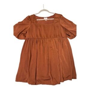 Ingrid & Isabel Maternity Blouse — Size M — Copper Shimmer — EUC!